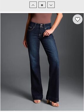 Buckle Black fit no 53 Dark Indigo Wide-Leg Jeans